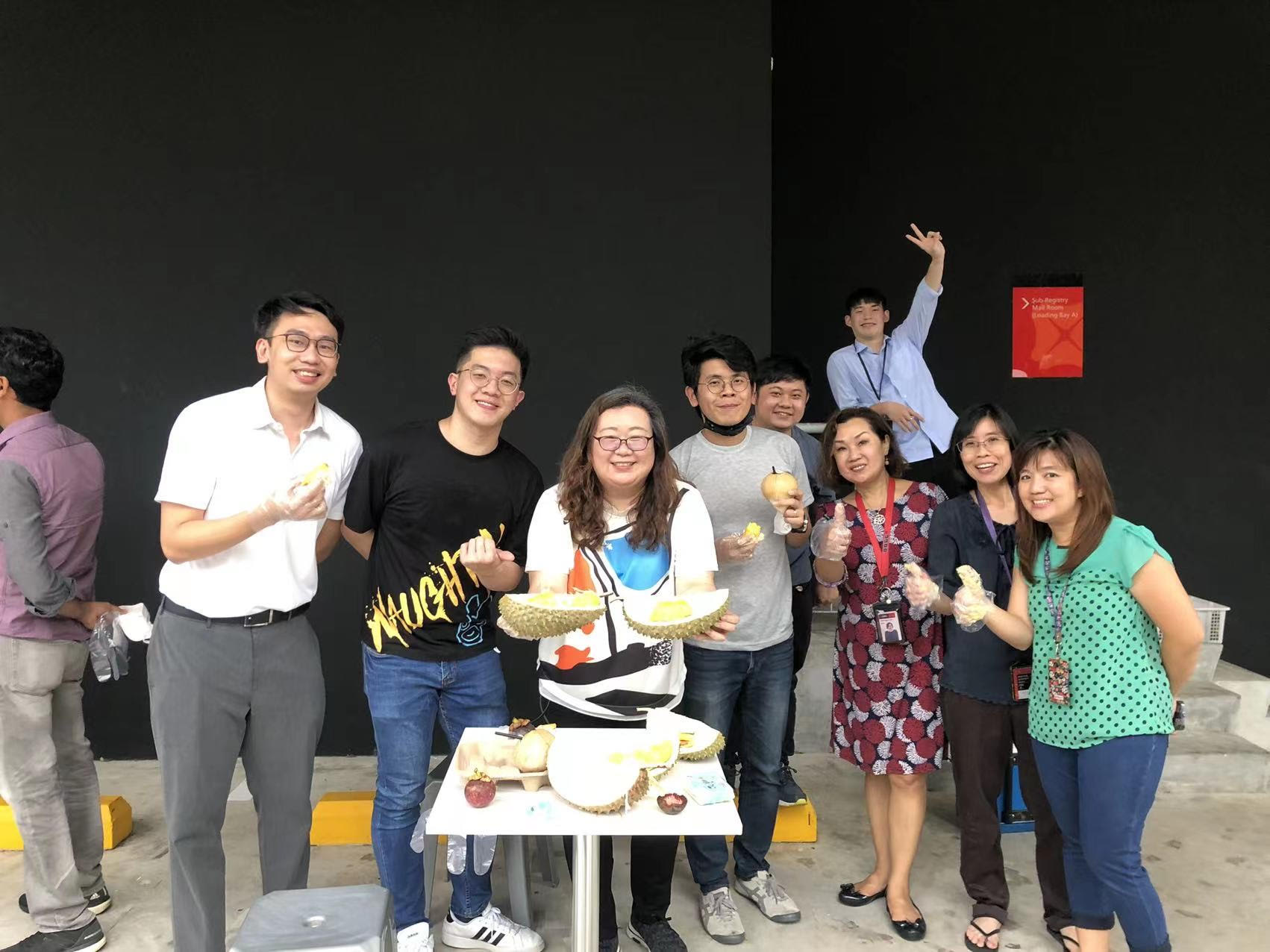 Corporate Durian Party with DBS 